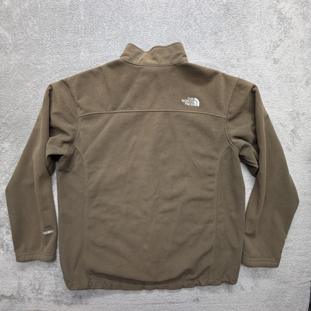 The North Face Jacket Mens XL Brown Windwall Full Zip Lined Pockets Outdoor - Picture 12 of 16